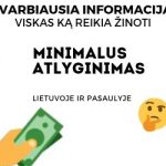 Minimalus Atlyginimas Lietuvoje ir Europoje 2022 m. Statistika